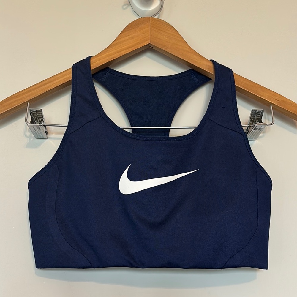 Nike Mesh Back Strap Sports Bra Sz M EUC